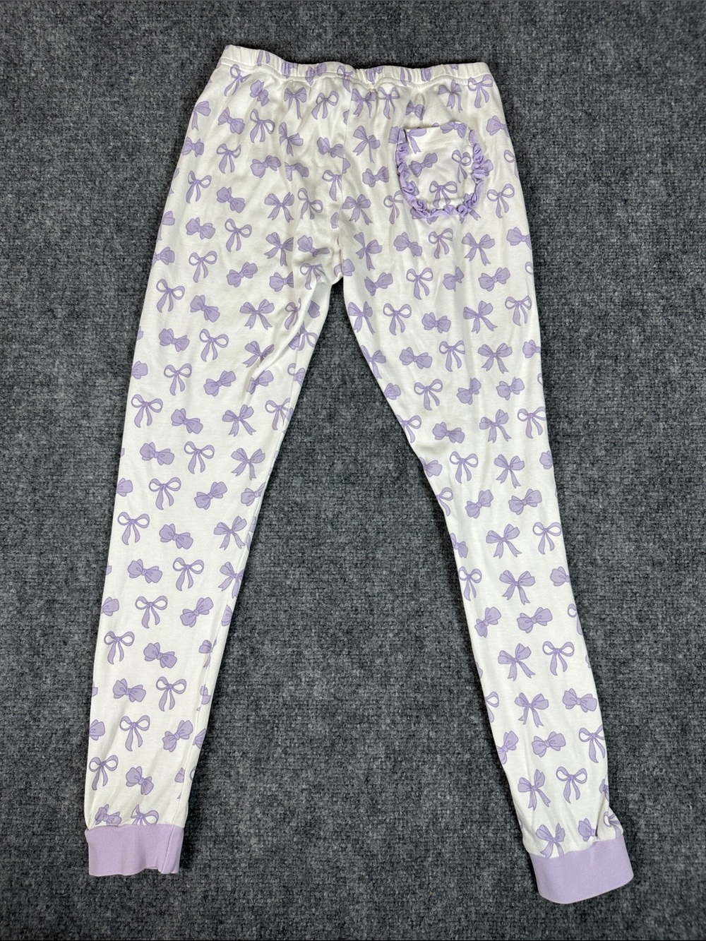 Eyelet & Ivy Wandering Bows Pajama Pants Pima Cotton Girl’s Size 14 - Picture 5 of 7